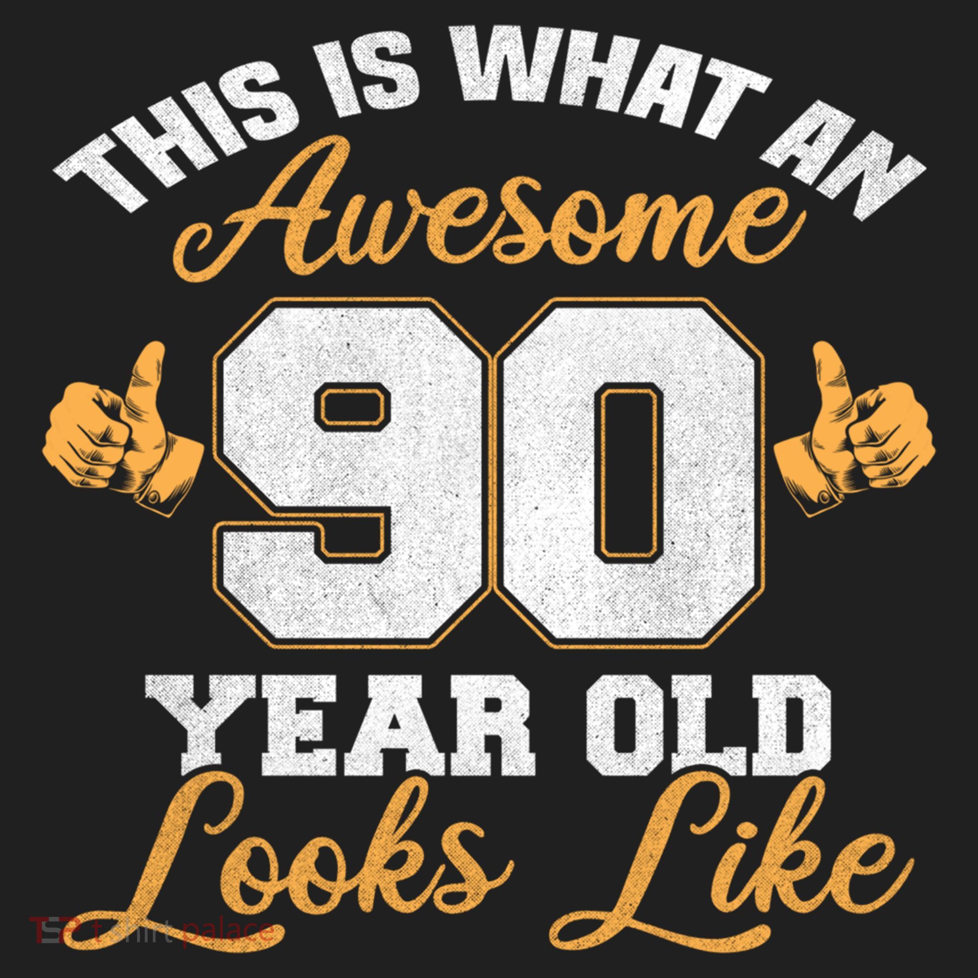 90th Birthday Novelty Gift Awesome 90 Year Old Cool Gift Hat