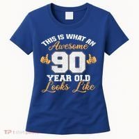 90th Birthday Novelty Gift Awesome 90 Year Old Cool Gift Women's T-Shirt thumb 0