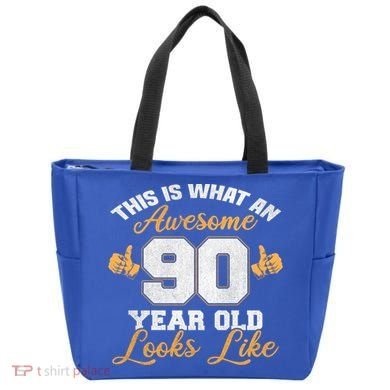 90th Birthday Novelty Gift Awesome 90 Year Old Cool Gift Tote Bag