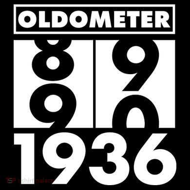 90th Birthday Oldometer 1936 Stripe Pom Pom Beanie