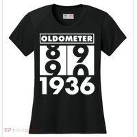 90th Birthday Oldometer 1936 Women's Cooling Performance Crew T-Shirt thumb 0