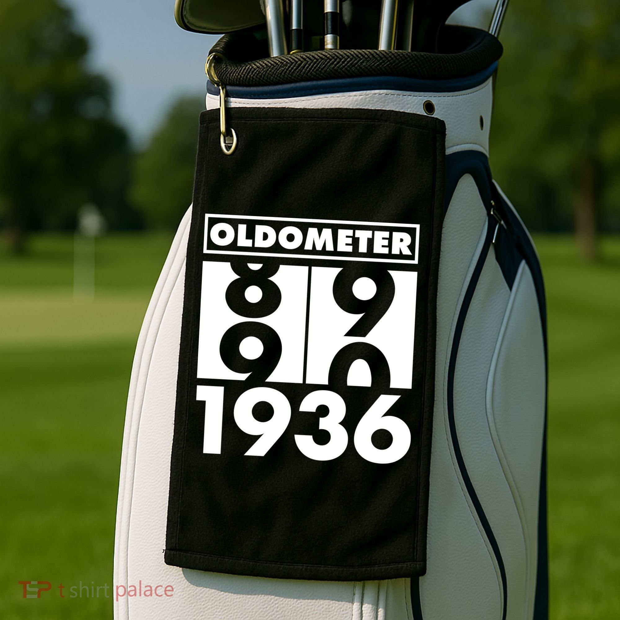 90th Birthday Oldometer 1936 Golf Towel