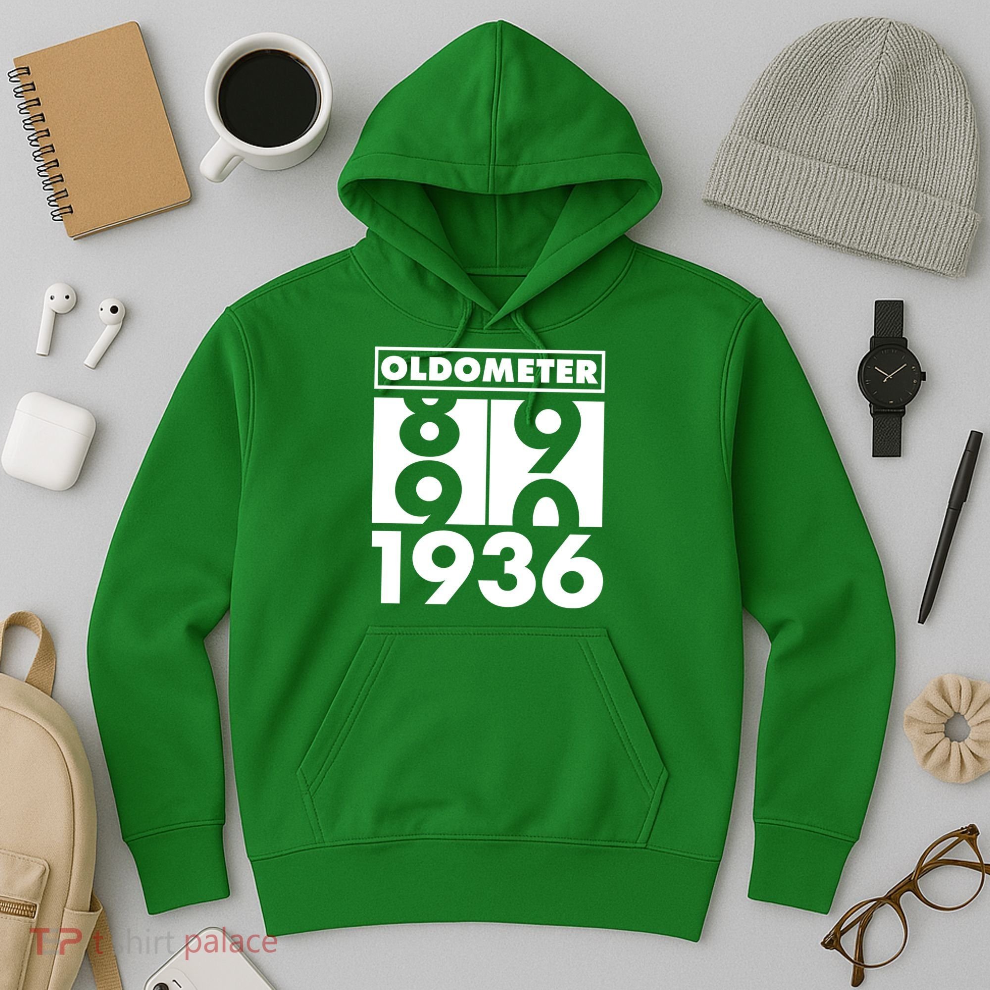 90th Birthday Oldometer 1936 Hoodie
