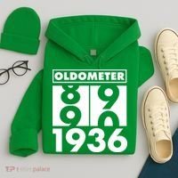 90th Birthday Oldometer 1936 Hoodie thumb 4