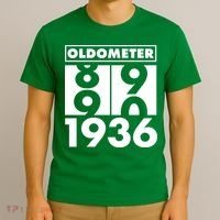 90th Birthday Oldometer 1936 T-Shirt thumb 3