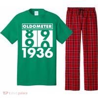 90th Birthday Oldometer 1936 Pajama Set thumb 0