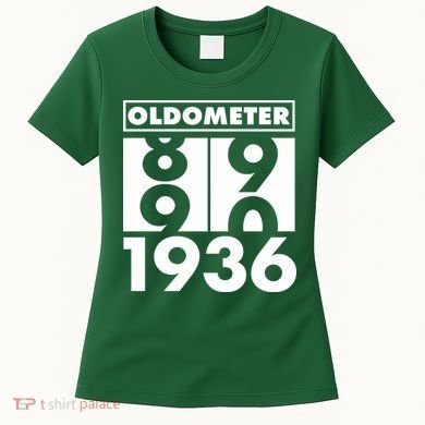 90th Birthday Oldometer 1936 Women's T-Shirt