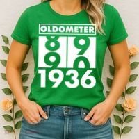 90th Birthday Oldometer 1936 Women's T-Shirt thumb 2