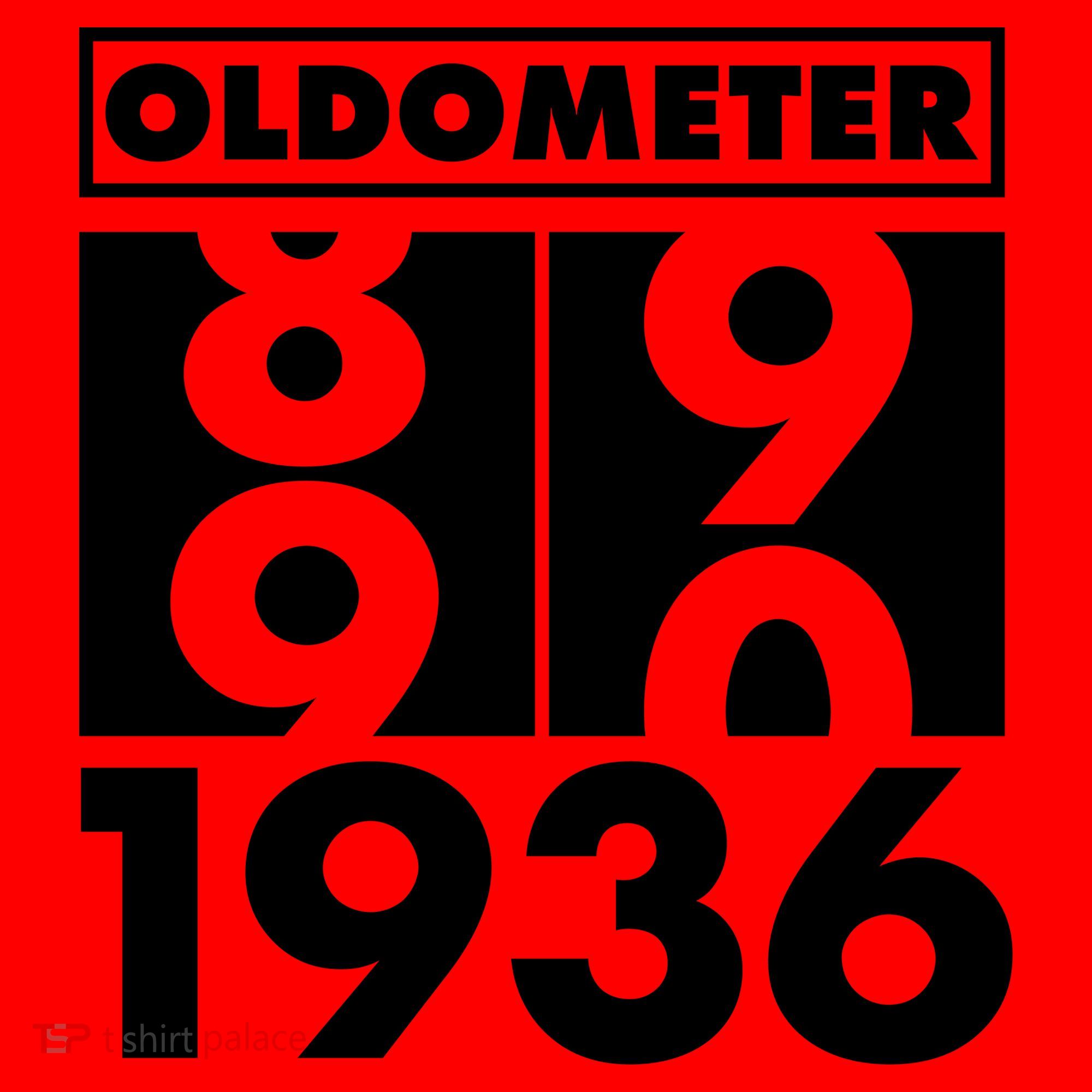 90th Birthday Oldometer 1936 Santa Hat