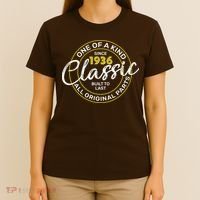 90th Birthday One Of A Kind Since 1936 Classic Built To Last All Original Parts  T-Shirt thumb 4