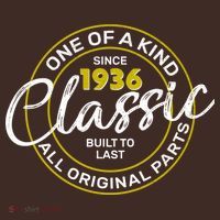 90th Birthday One Of A Kind Since 1936 Classic Built To Last All Original Parts  T-Shirt thumb 7