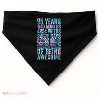 95th Birthday Old Meter 95 Year Old USA-Made Doggie Bandana thumb 0