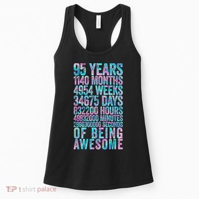 95th Birthday Old Meter 95 Year Old Women's Tank Top