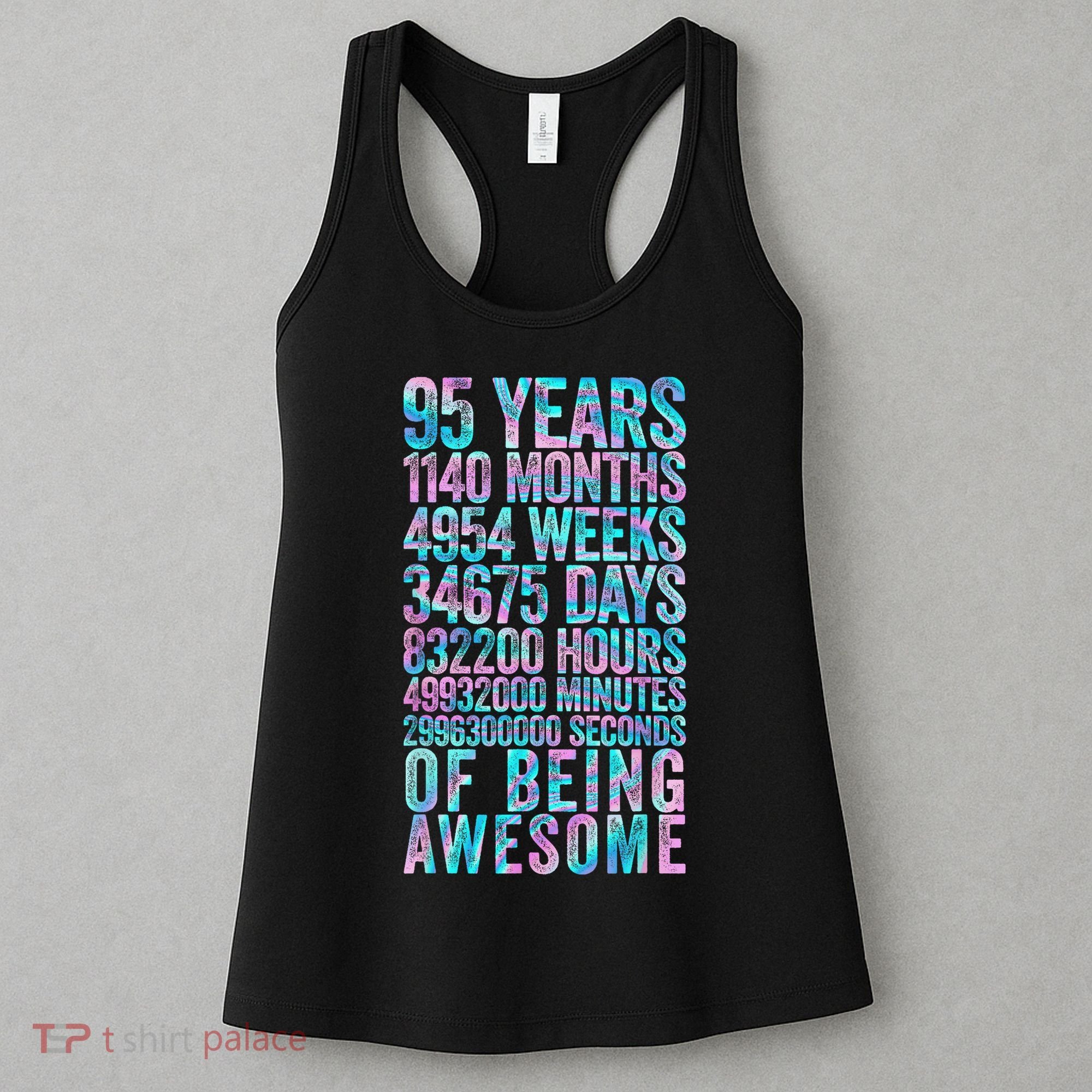 95th Birthday Old Meter 95 Year Old Women's Tank Top