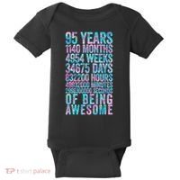95th Birthday Old Meter 95 Year Old Baby Bodysuit thumb 0