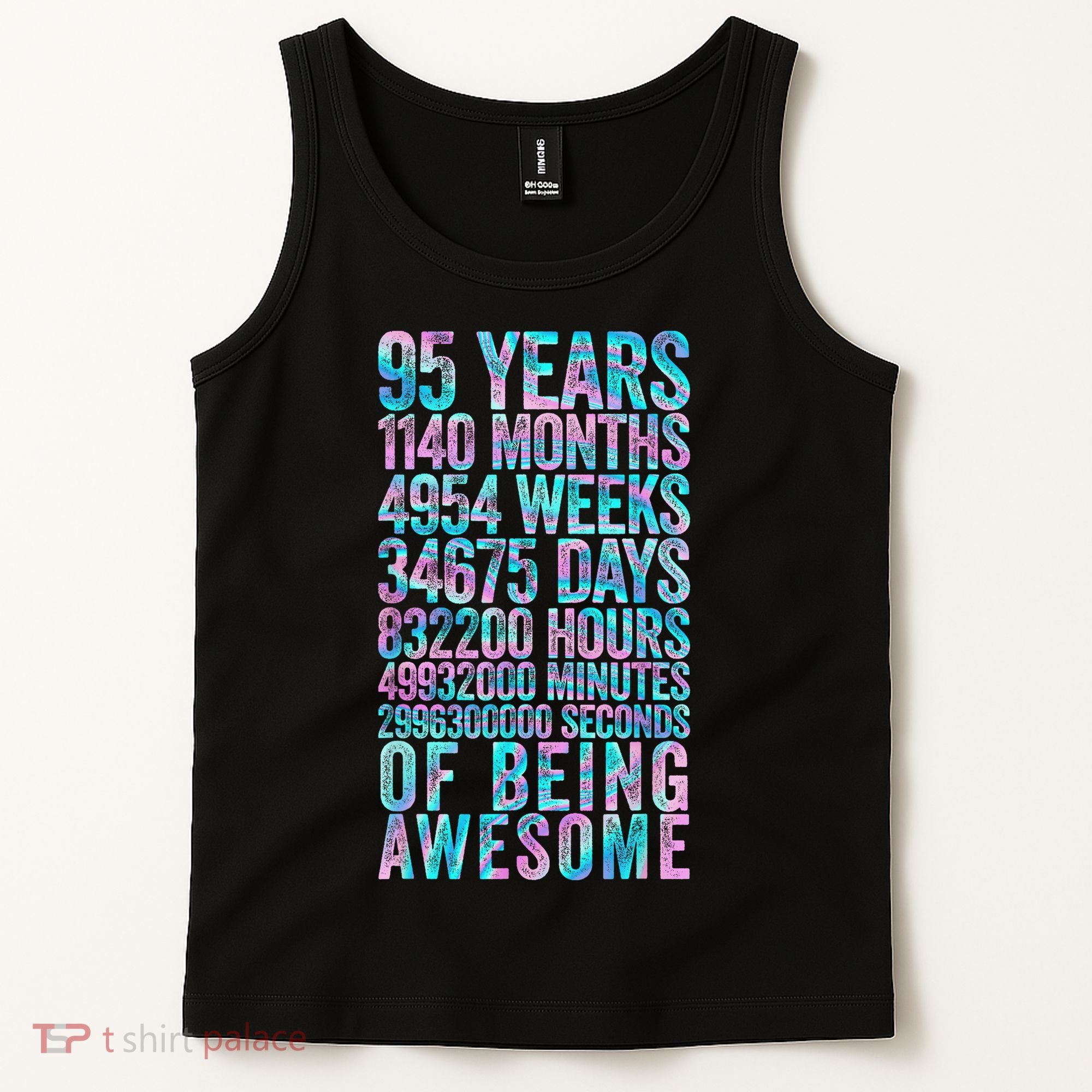 95th Birthday Old Meter 95 Year Old Tank Top