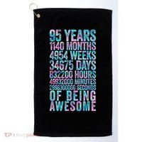 95th Birthday Old Meter 95 Year Old Golf Towel thumb 0