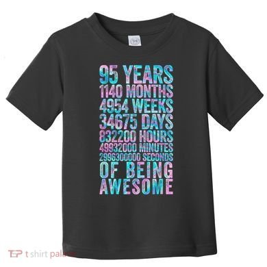 95th Birthday Old Meter 95 Year Old Toddler T-Shirt