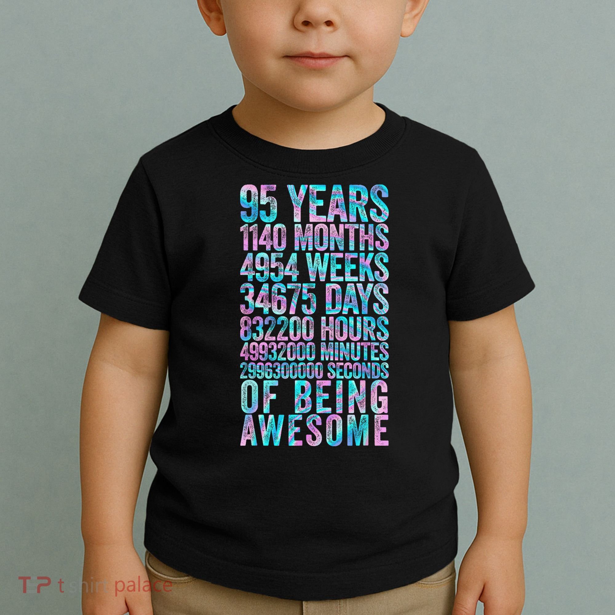 95th Birthday Old Meter 95 Year Old Toddler T-Shirt