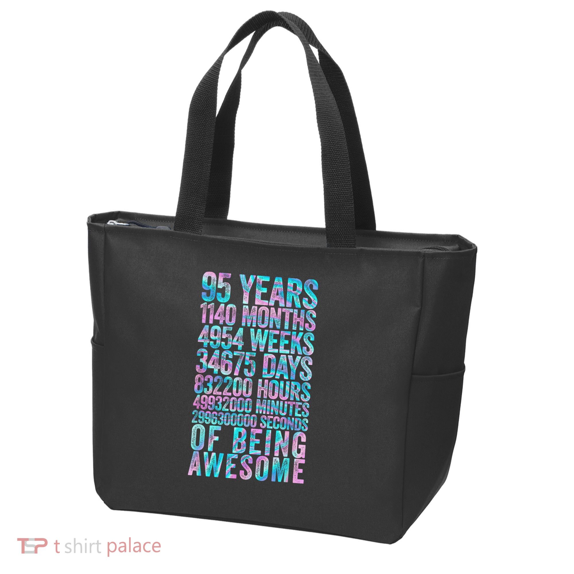 95th Birthday Old Meter 95 Year Old Tote Bag