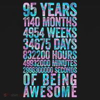 95th Birthday Old Meter 95 Year Old Tote Bag thumb 4