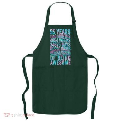 95th Birthday Old Meter 95 Year Old Apron