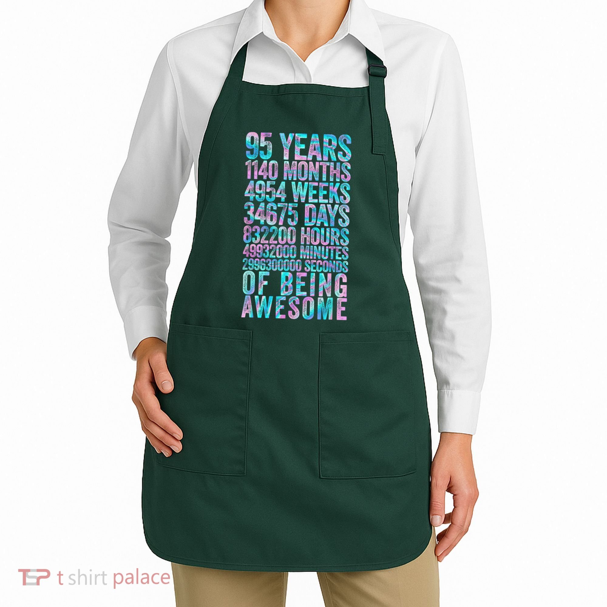 95th Birthday Old Meter 95 Year Old Apron