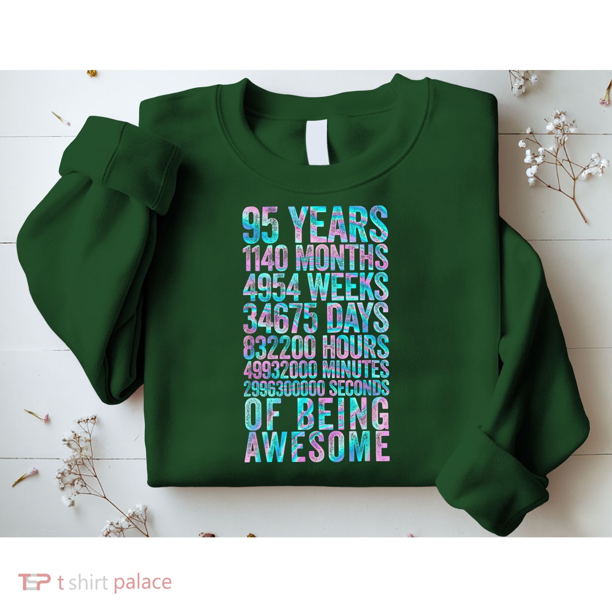 95th Birthday Old Meter 95 Year Old Sweatshirt