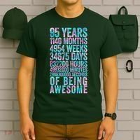 95th Birthday Old Meter 95 Year Old T-Shirt thumb 6