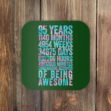 95th Birthday Old Meter 95 Year Old Coaster
