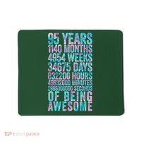 95th Birthday Old Meter 95 Year Old Mousepad thumb 0