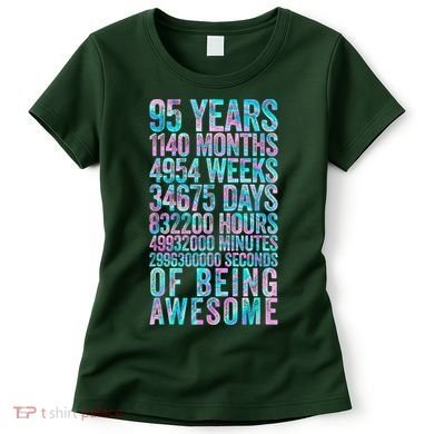 95th Birthday Old Meter 95 Year Old Women's T-Shirt