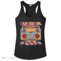 90th Birthday Oldschool Boombox 1936 Ladies PosiCharge Competitor Racerback Tank thumb 0
