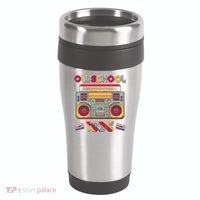 90th Birthday Oldschool Boombox 1936 16oz Travel Tumbler thumb 0