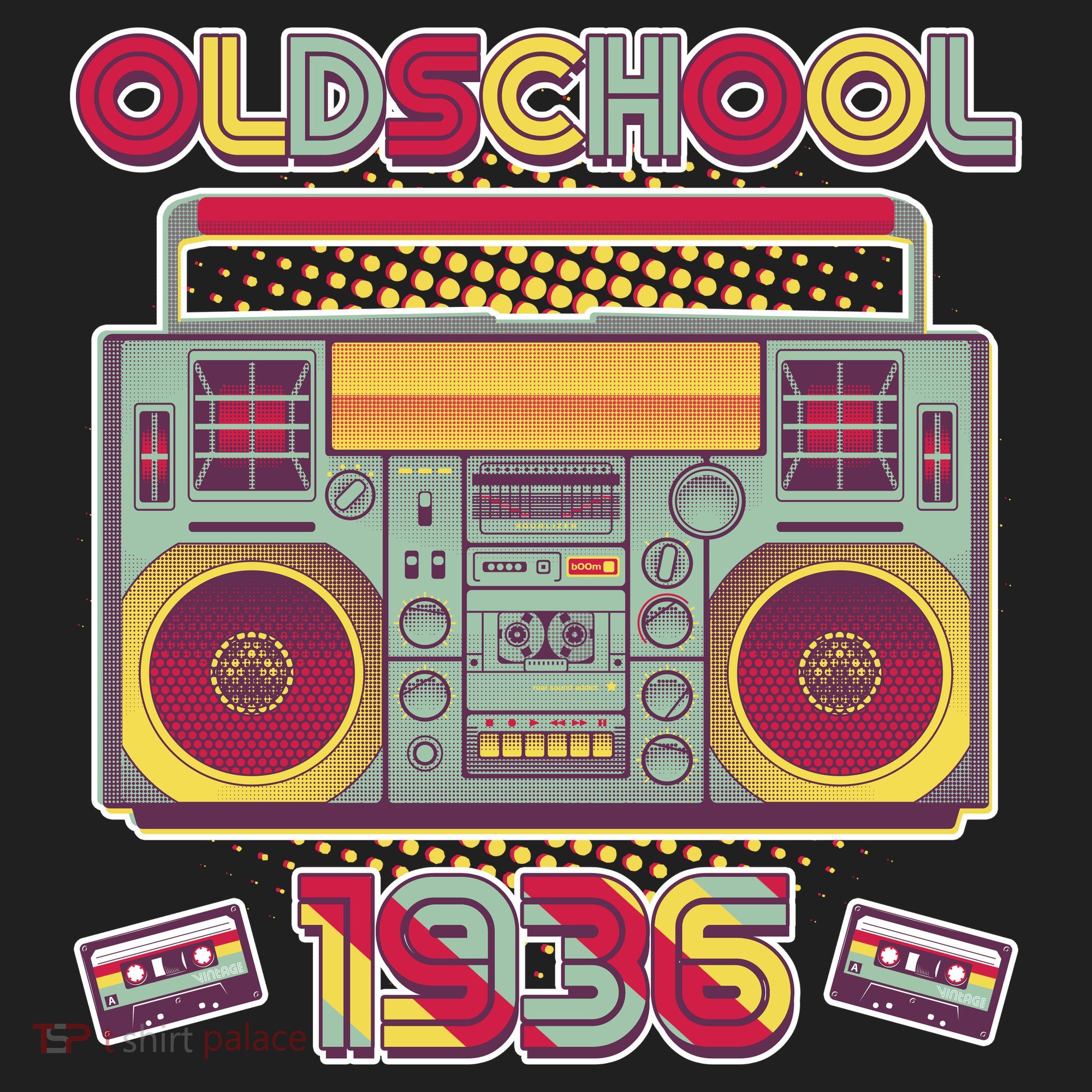 90th Birthday Oldschool Boombox 1936 Tumbler