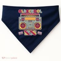 90th Birthday Oldschool Boombox 1936 USA-Made Doggie Bandana thumb 0