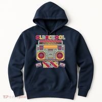 90th Birthday Oldschool Boombox 1936 Hoodie thumb 0