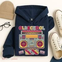 90th Birthday Oldschool Boombox 1936 Hoodie thumb 4