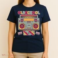 90th Birthday Oldschool Boombox 1936 T-Shirt thumb 4