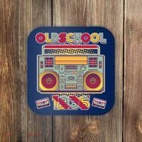 90th Birthday Oldschool Boombox 1936 Coaster thumb 0
