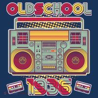 90th Birthday Oldschool Boombox 1936 Women's Hoodie thumb 2