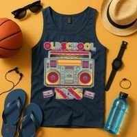 90th Birthday Oldschool Boombox 1936 Tank Top thumb 4