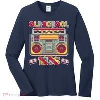 90th Birthday Oldschool Boombox 1936 Women's Long Sleeve Shirt thumb 0