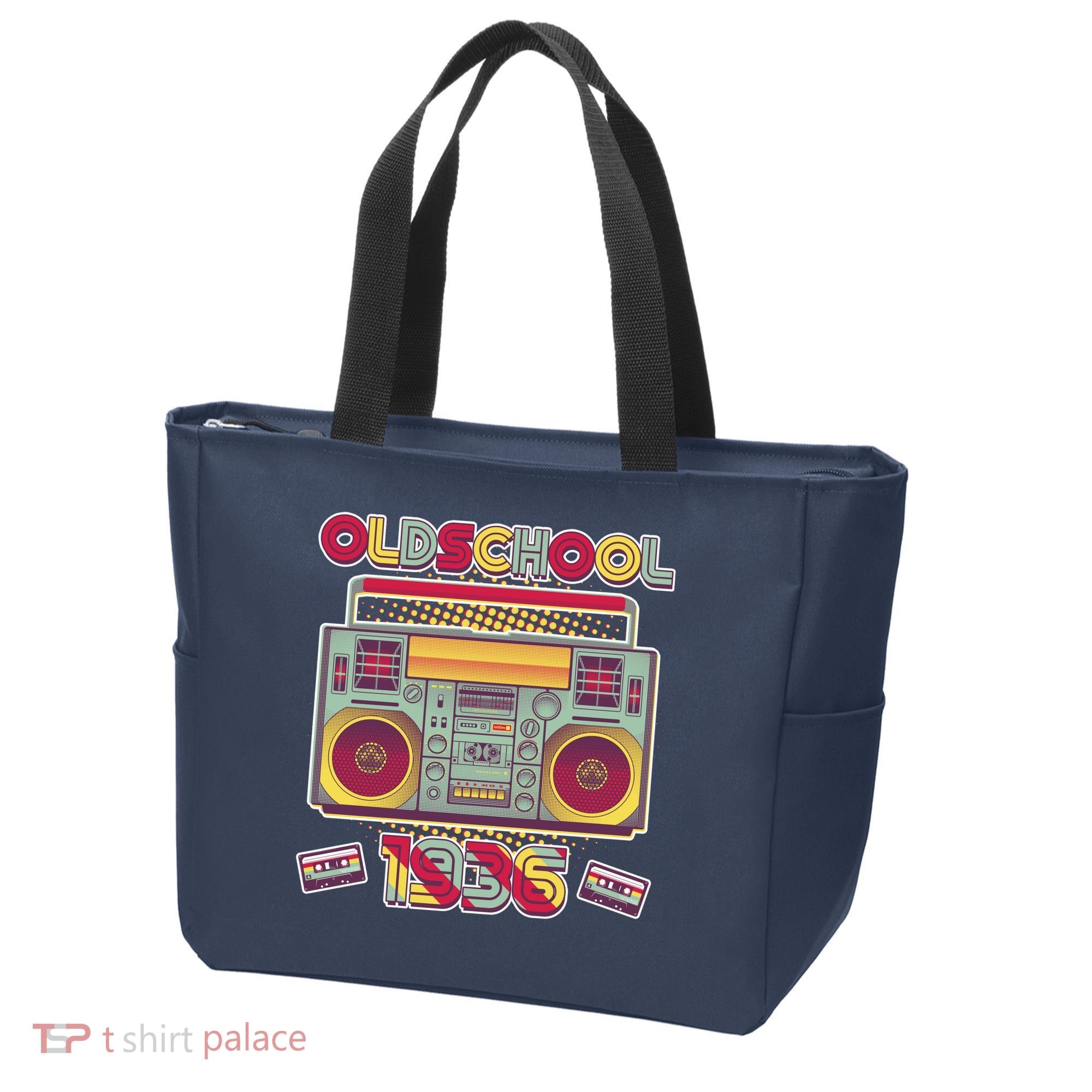 90th Birthday Oldschool Boombox 1936 Tote Bag