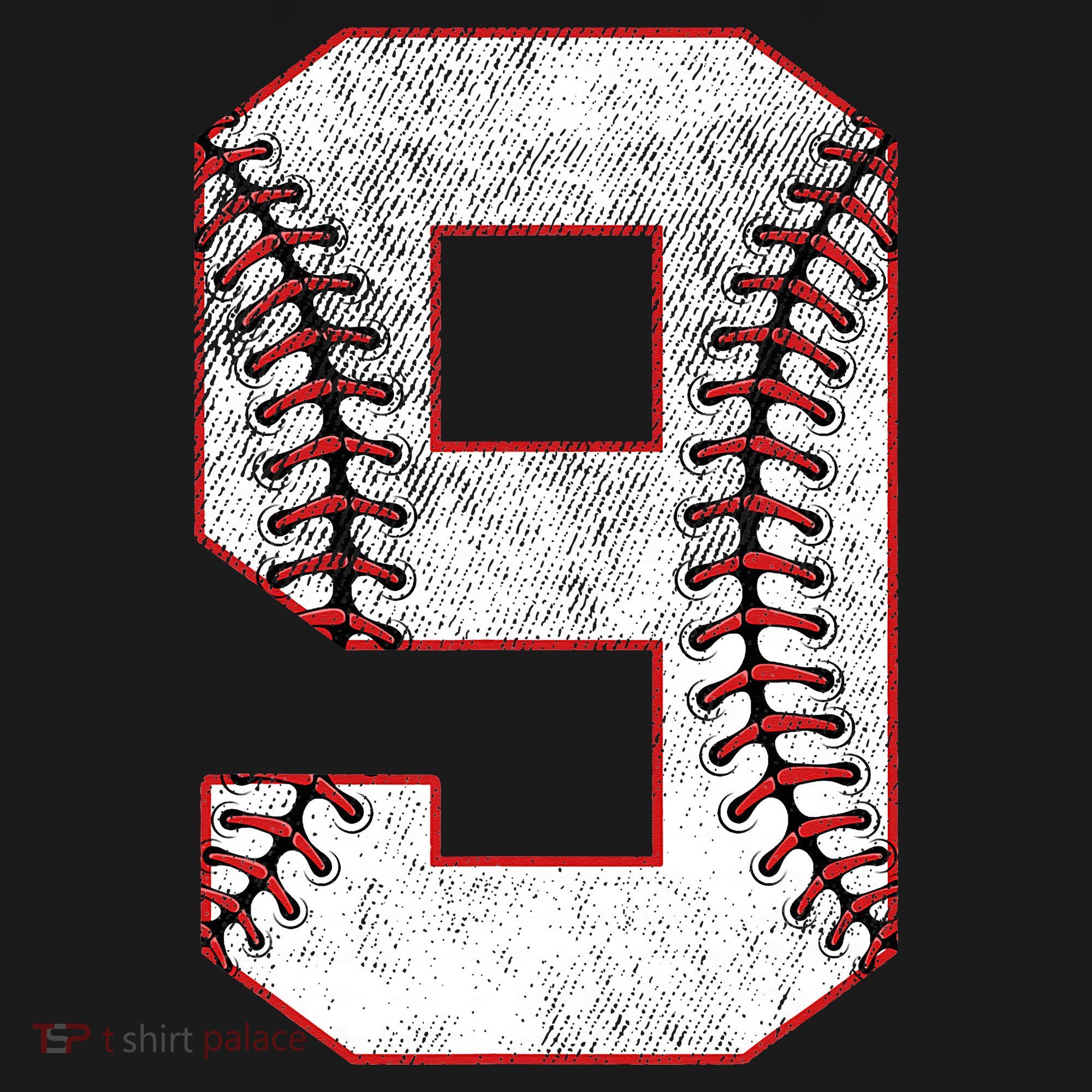 9th Birthday party Nine 9 Year Old Baseball Bday T-Shirt