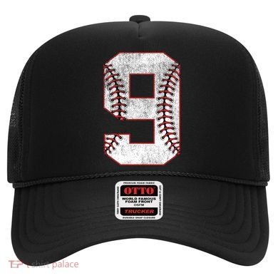 9th Birthday party Nine 9 Year Old Baseball Bday Hat