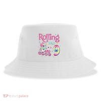 9th Bday Rolling Into 9 Birthday Roller Skate Party Sustainable Bucket Hat thumb 0