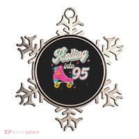 95th Birthday Roller Skates Rolling Into 95 Years Old Bday Ornament thumb 0