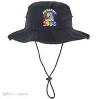 90th Birthday Rainbow Unicorn Awesome Since 1936 Bucket Hat thumb 0
