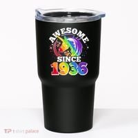 90th Birthday Rainbow Unicorn Awesome Since 1936 Tumbler thumb 0
